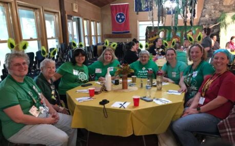 Girl Scout Leaders at Adult Conference