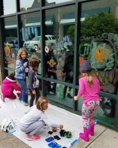 Halloween Window Painting