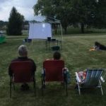 Beavercreek North Movie in the Park on large screen