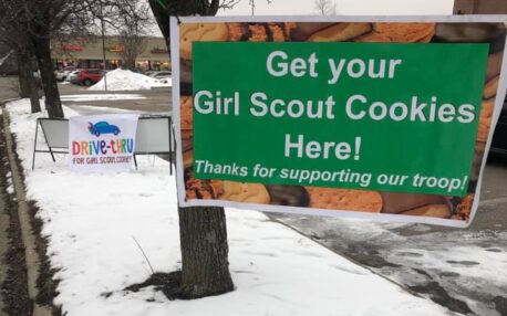 cookie booth drive through