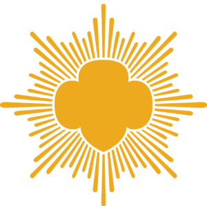 Girl Scout Gold Award Sunburst